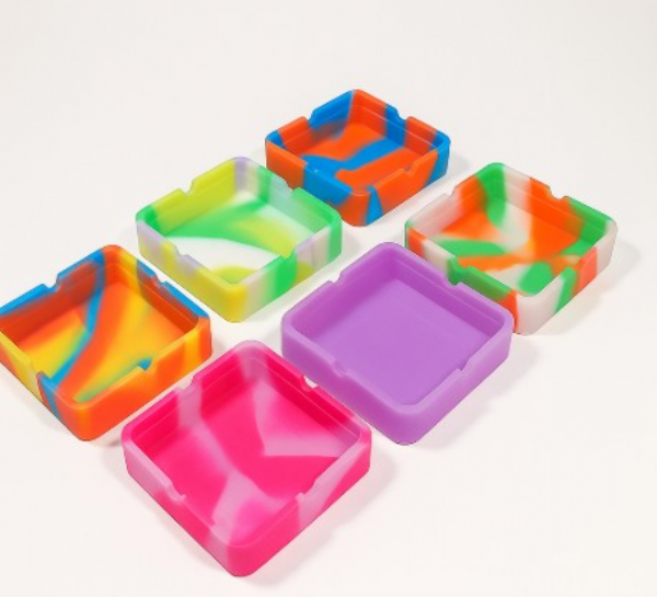 Cinzeiro De Silicone Quadrado